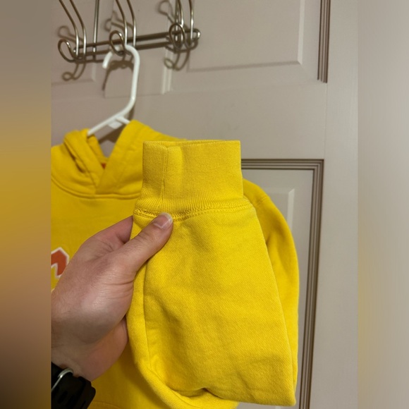 GAP Kids Yellow Pullover Hoodie Size Medium - Picture 2 of 6
